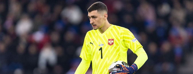 Serbia goalkeeper Djorde Petrovic
